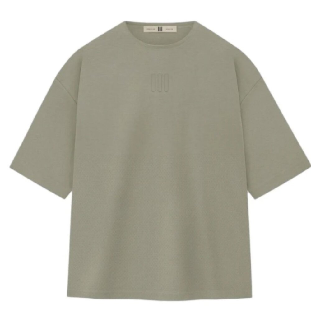 FEAR OF GOD ATHLETICS PERFORMANCE JERSEY TEE CLAY
